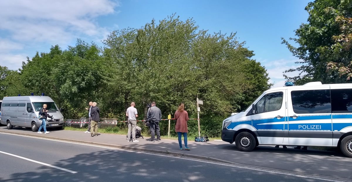 La police allemande fouille un terrain dans l'enquete sur maddie mccann