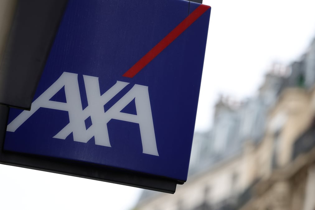 Le logo d'axa a paris