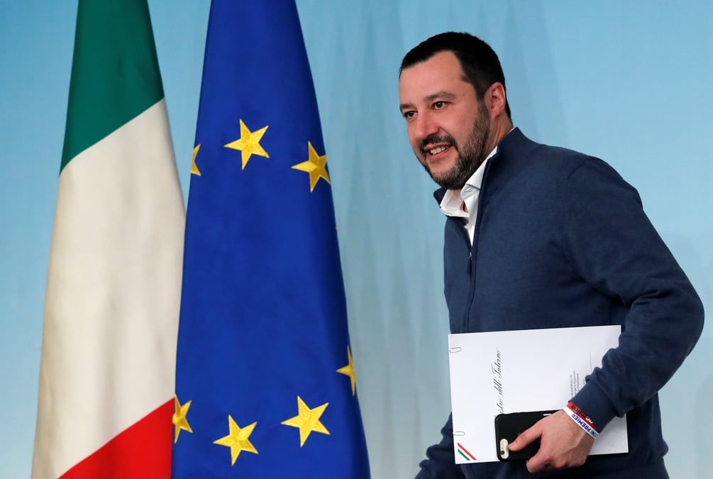 Salvini assure qu'il ne veut pas de conflit avec paris