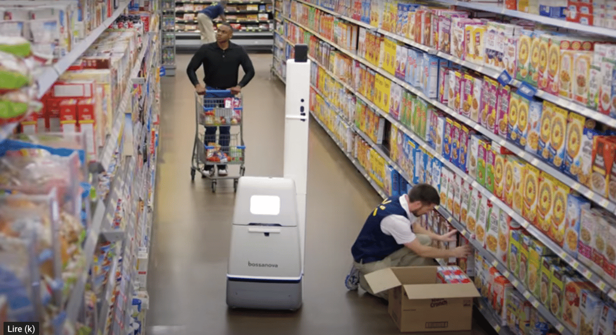 Robot, Bossa Nova Robotics, inventaire, Walmart