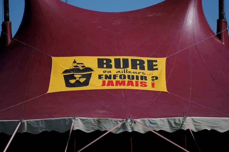Rassemblement anti-nucleaire a bure