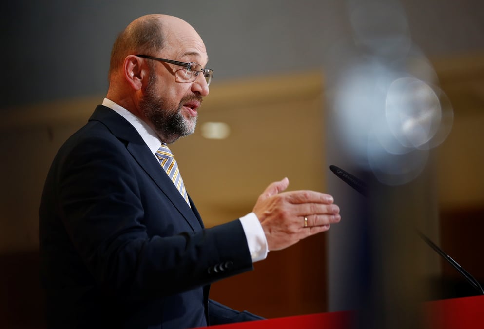 Martin schulz (spd) pour un budget de la zone euro