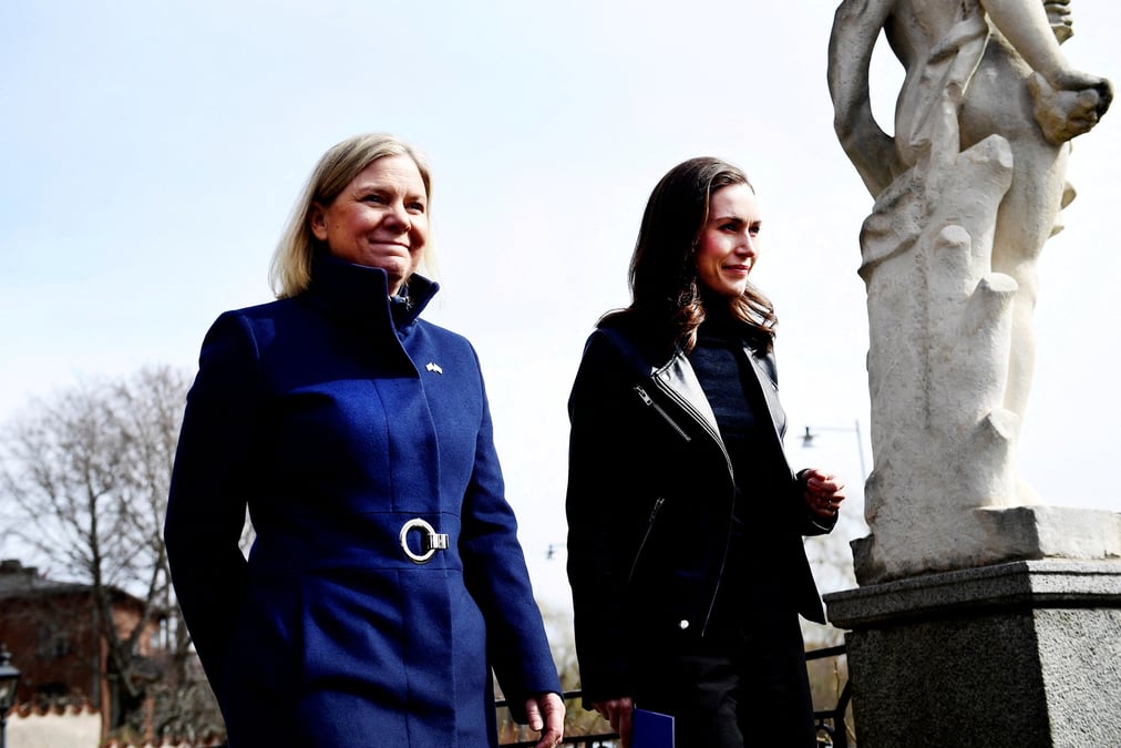 La finlande et la suede devraient poser leur candidature a l'otan en mai, selon des sources