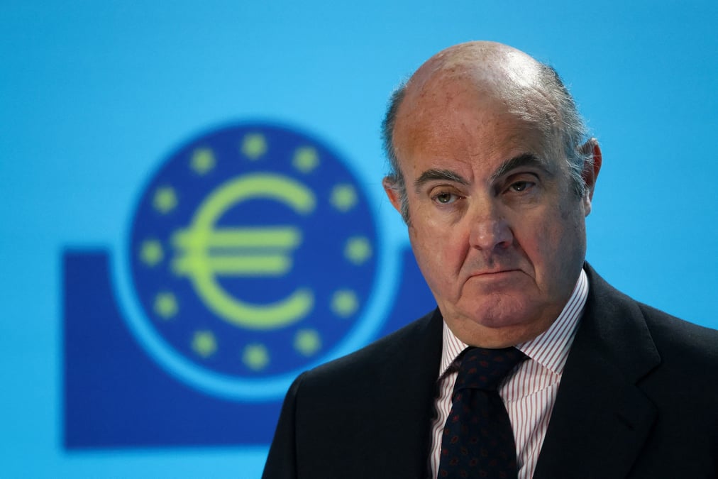 Luis de guindos, vice-president de la banque centrale europeenne (bce), a francfort