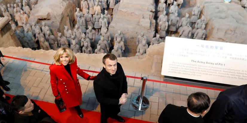 macron chine