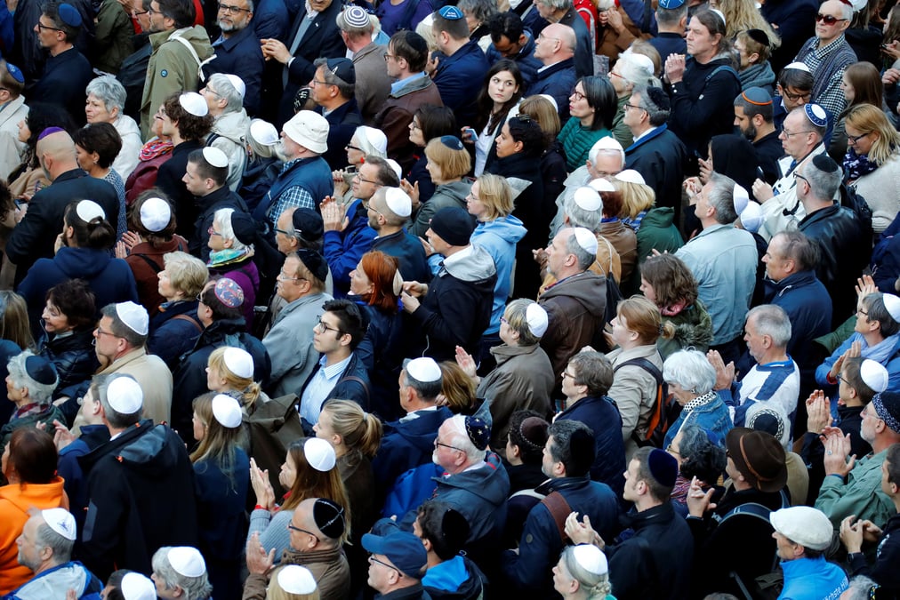 "marches de la kippa" contre l'antisemitisme en allemagne