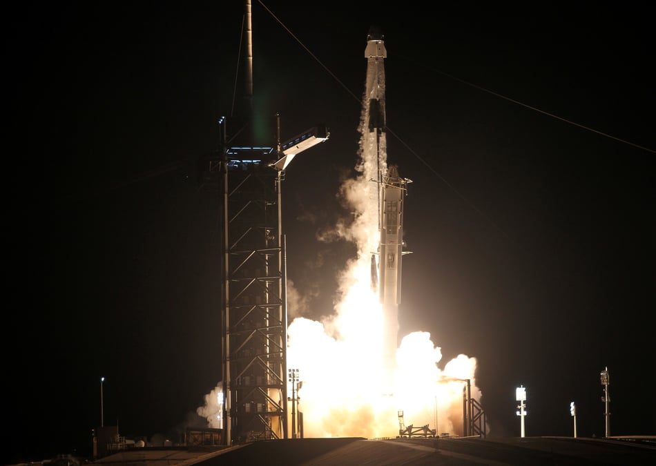 Spacex lance sa premiere mission habitee "operationnelle" pour la nasa