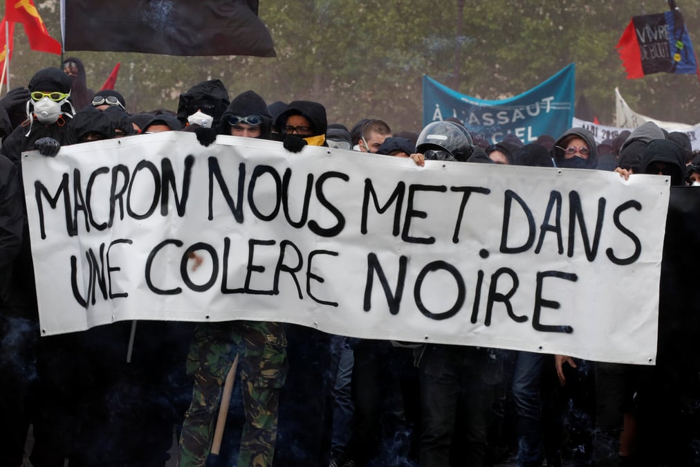 Deux tiers des francais decus de l'action de macron
