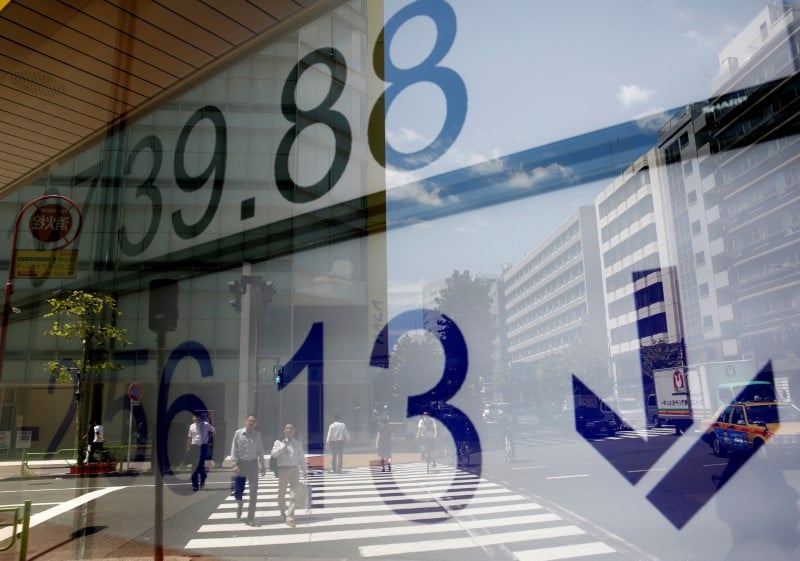La bourse de tokyo finit en baisse