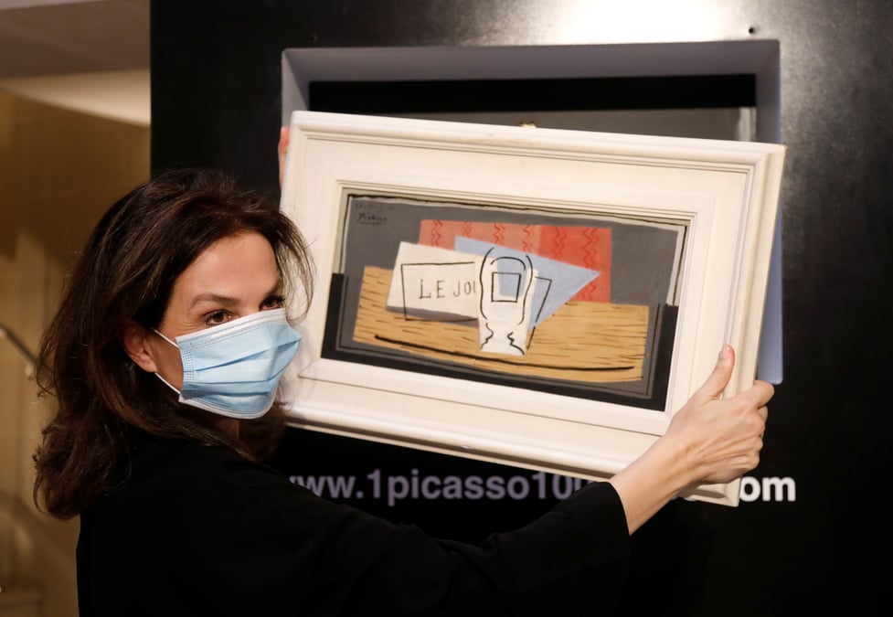 Une italienne gagne un tableau de picasso grace a un billet de loterie a €100