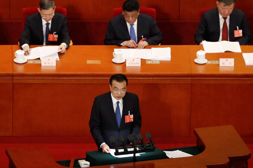 La chine renonce a un objectif de croissance economique annuelle