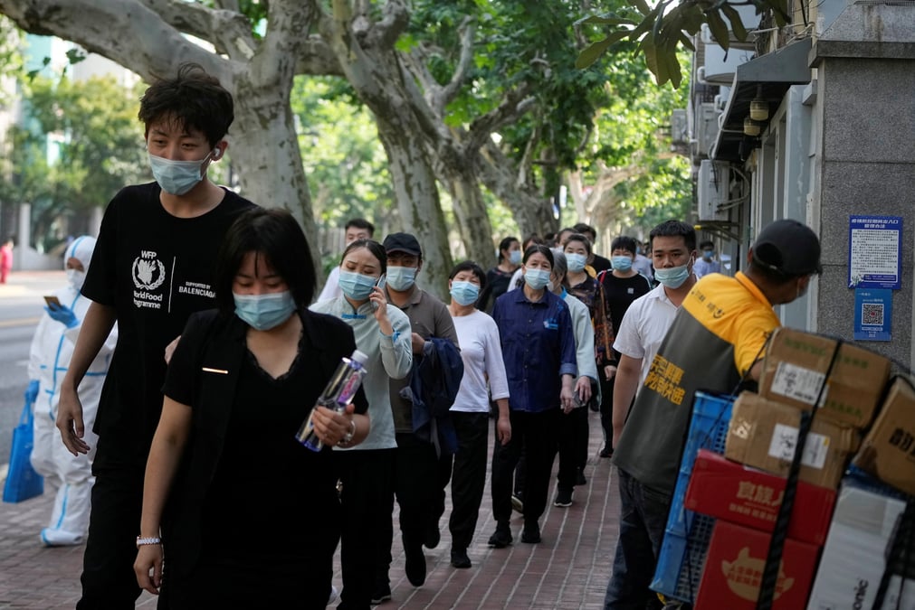 Coronavirus/chine: nouvelle campagne massive de depistage a shanghai