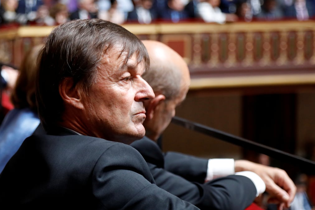 Nicolas hulot appelle a une "union sacree" sur le climat