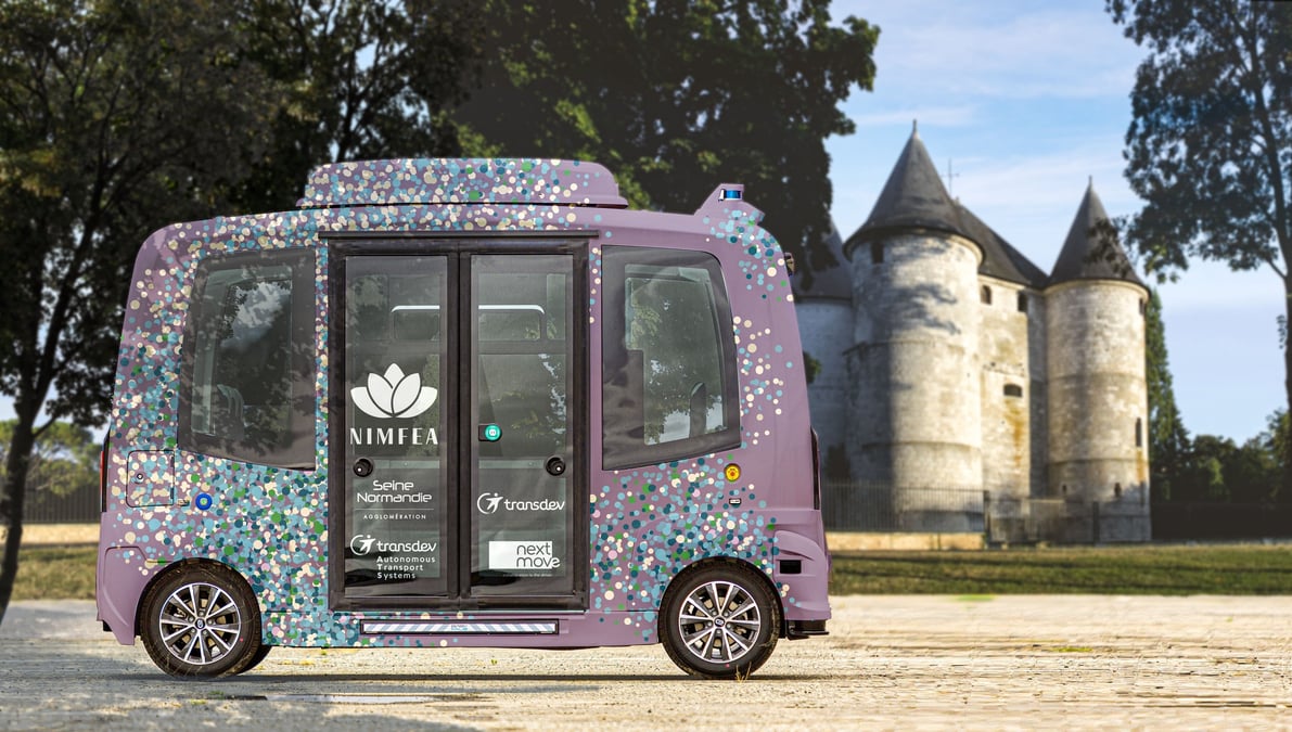 Transdev EasyMile navette autonome Giverny