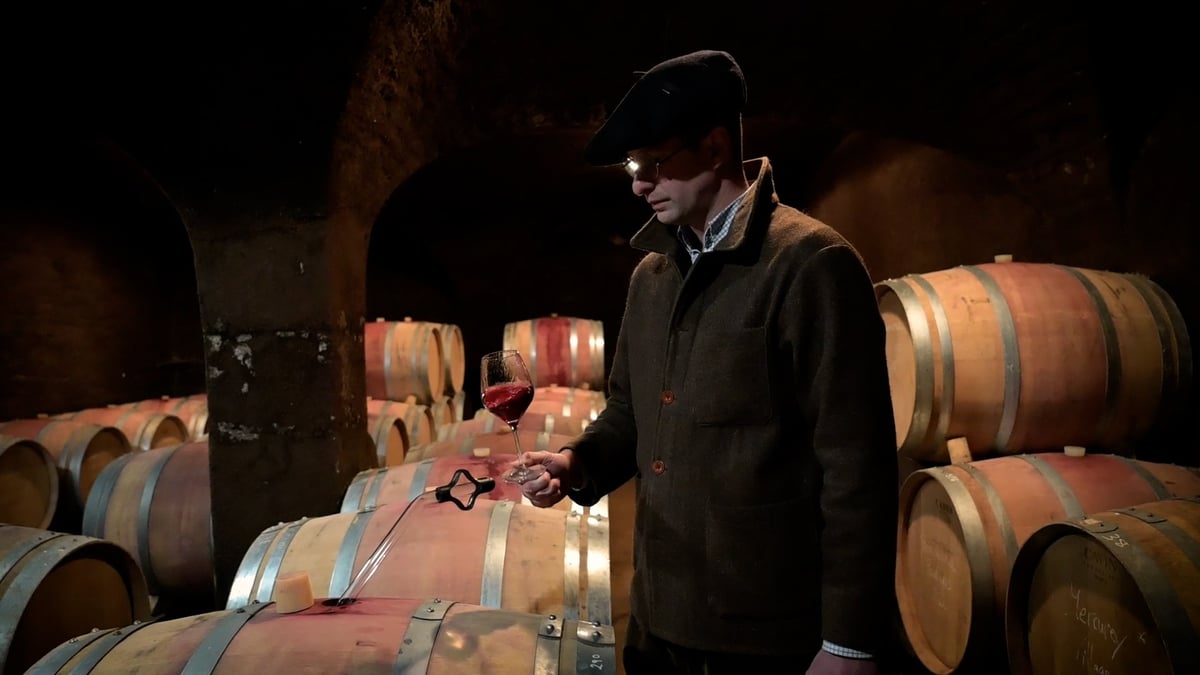 Armand Heitz qui a repris le domaine de Chassagne-Montrachet, en Bourgogne
