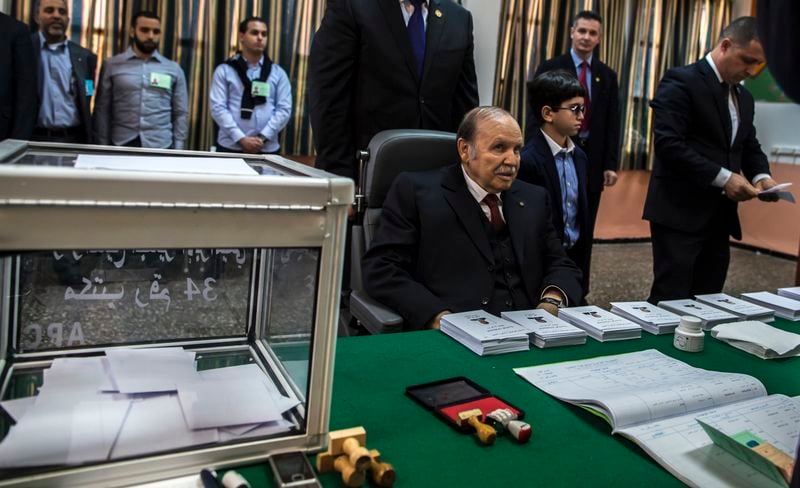 Abdelaziz Bouteflika, réélu président sans avoir fait campagne