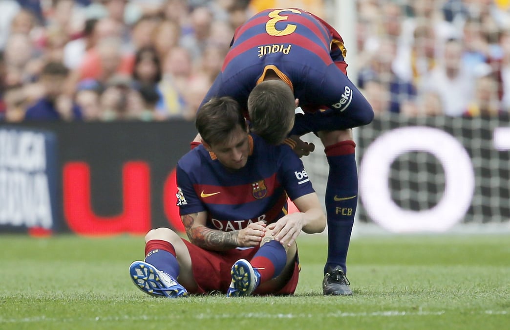 8 semaines d'absence pour messi