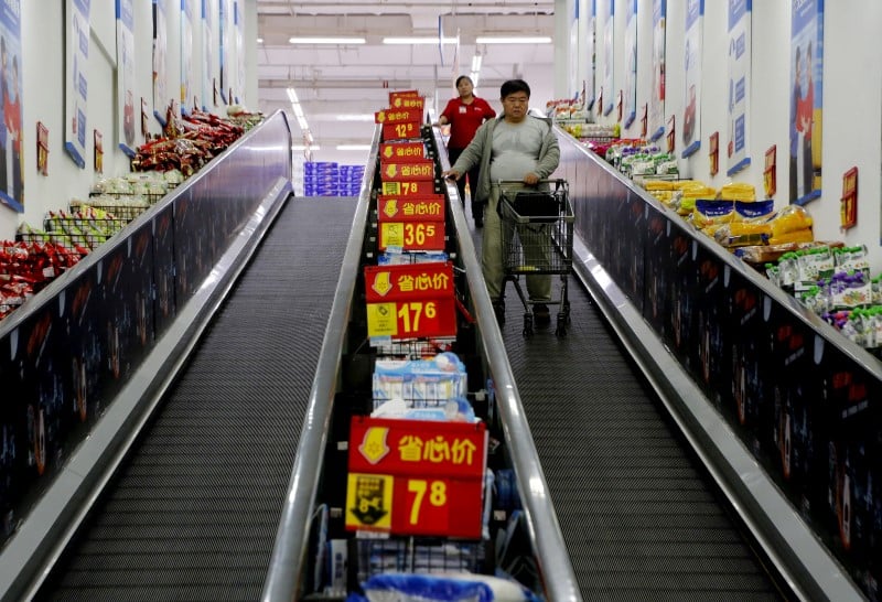 Ralentissement de l'inflation en chine
