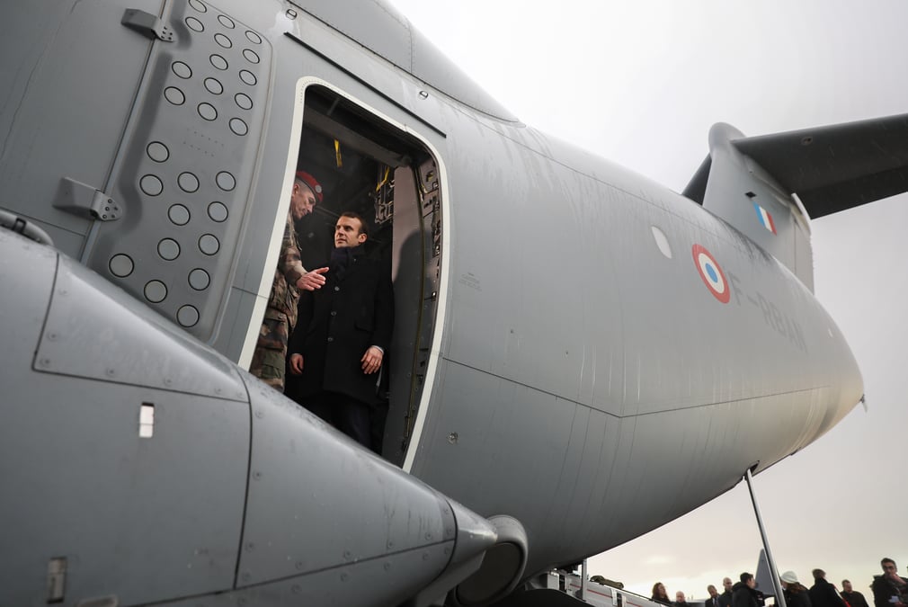 Visite d'Emmanuel Macron à Toulouse