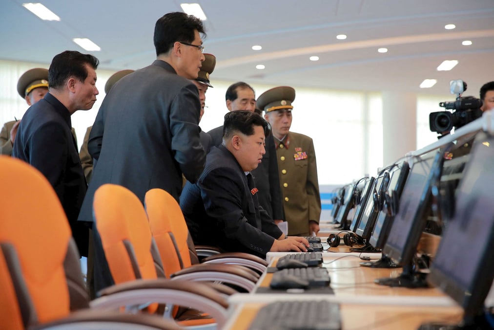 Le dirigeant nord-coreen kim jong-un au complexe sci-tech