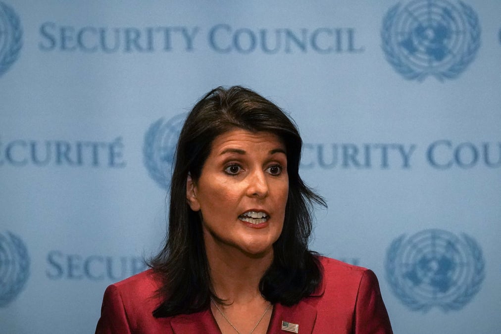 Trump a accepte la demission de nikki haley, ambassadrice des usa a l'onu