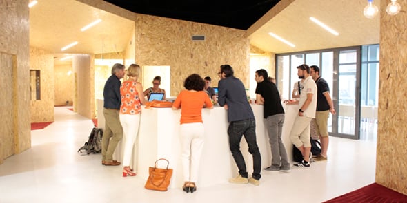 Les locaux de l'Open Tourisme Lab, à Nîmes