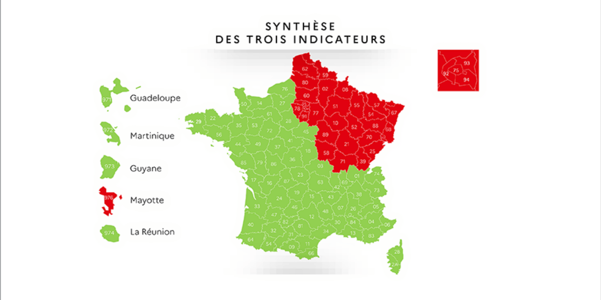 La carte de déconfinement, mise à jour par le Ministère de la Santé le 7 mai dernier s'inspire des travaux réalisés par le grenoblois Bary Pradelski, et son homologue Miquel Oliu-Barton.
