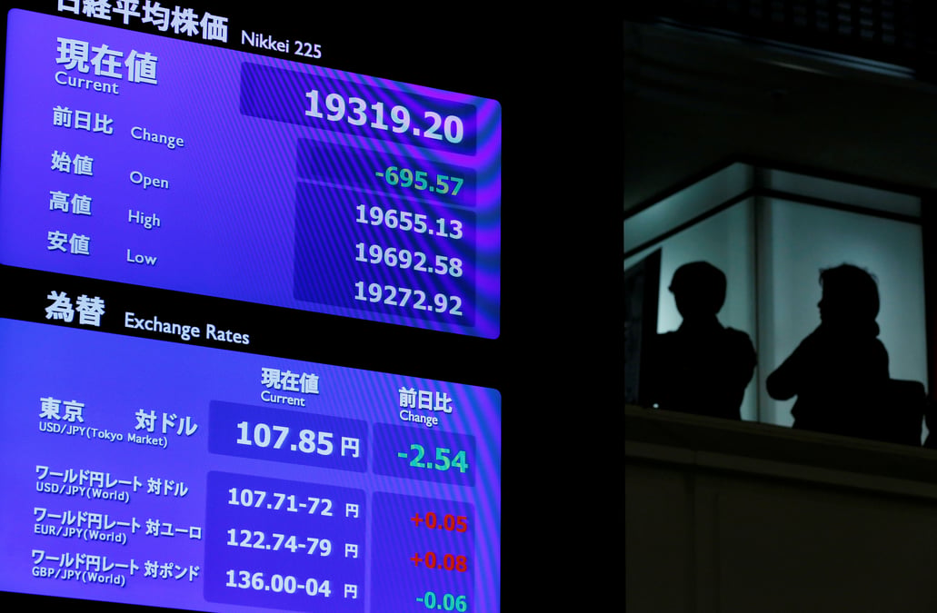 La bourse de tokyo finit en hausse