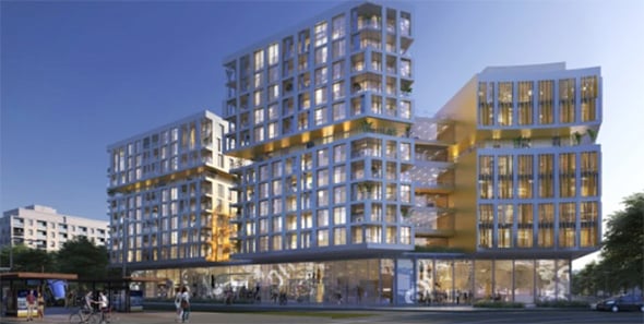 L'immeuble Blasco, dans le quartier Port Marianne à Montpellier, hébergera le 3e espace de l'enseigne de coworking et bureaux Newton Offices.