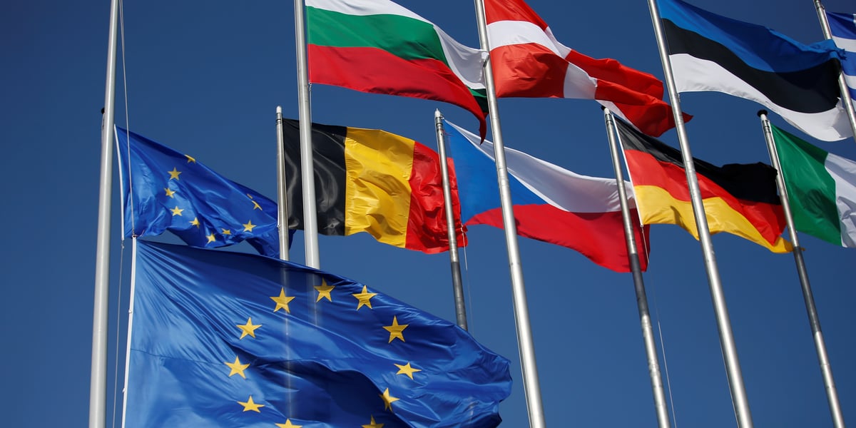 Union européenne, Bruxelles, UE, drapeau, flag,