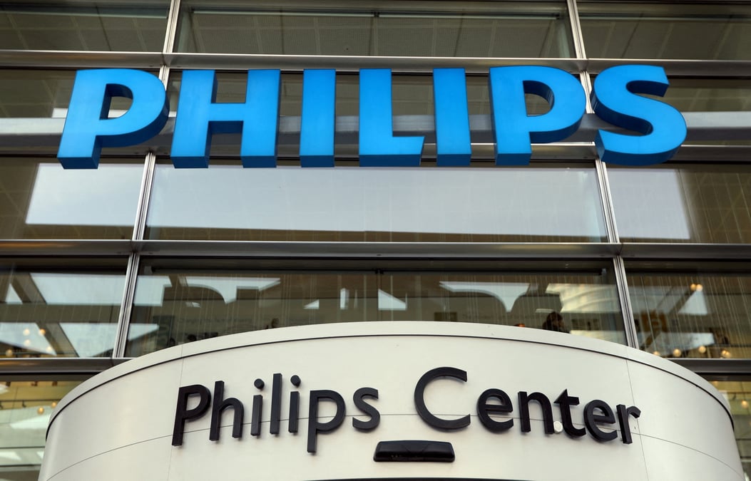 Le siege de l'entreprise neerlandaise de technologie de la sante philips a amsterdam