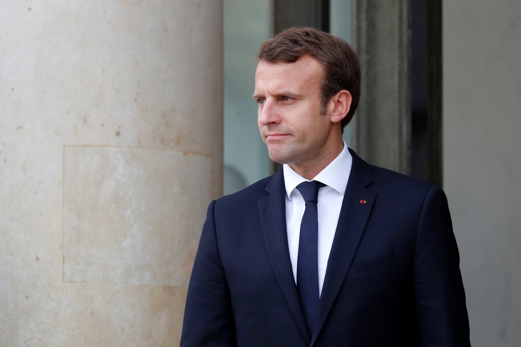 Le travail "comme seule boussole", macron guide sa majorite