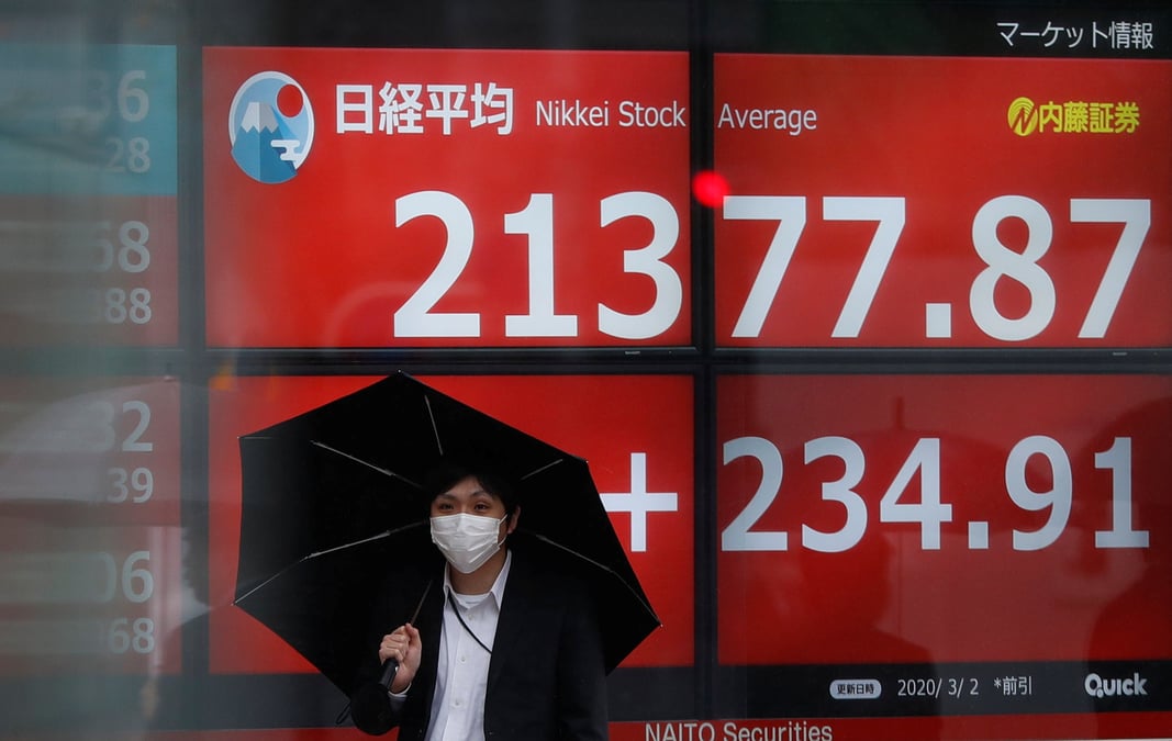 La bourse de tokyo termine en forte hausse