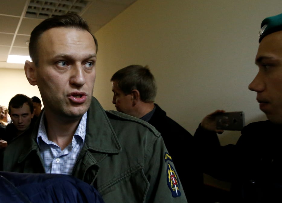 L'opposant russe alexei navalny condamne a 20 jours de prison