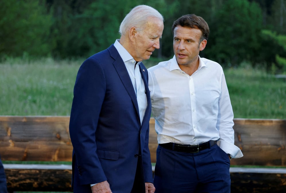 Macron dit a biden qu'arabie et emirats peuvent a peine augmenter leur offre de petrole