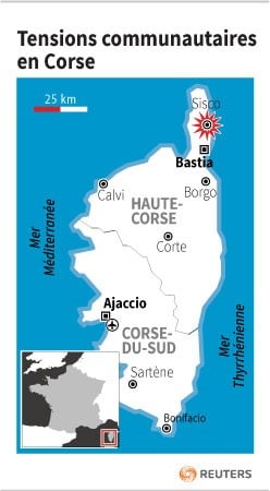 Tensions communautaires en corse