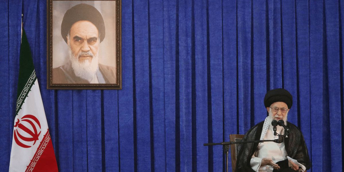 Le guide suprême du régime, l'Ayatollah Ali Khamenei.