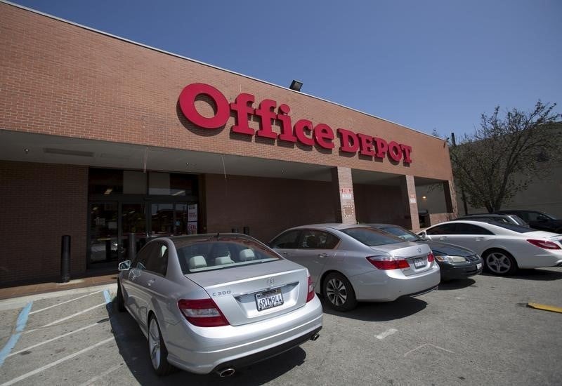 Le chiffre d'affaires d'office depot continue de baisser