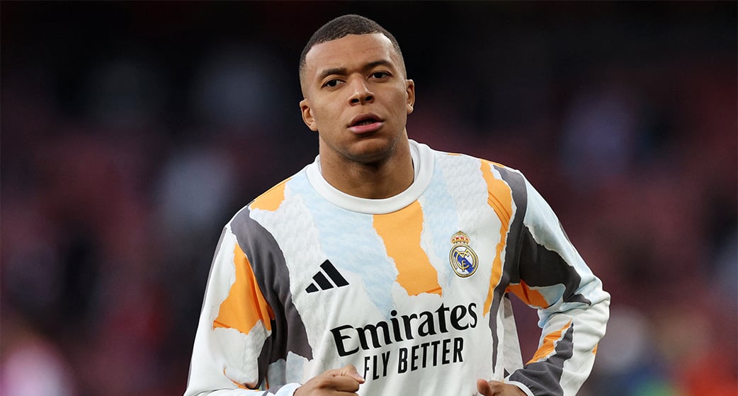 Kylian Mbappe, attaquant du Real Madrid.
