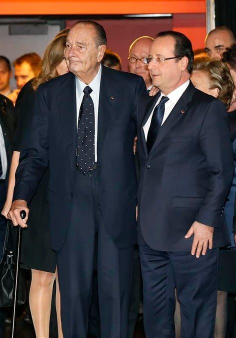 Hommage de Hollande à un ancien rival nommé Chirac