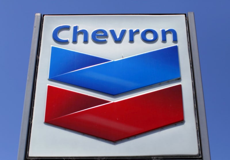 Chevron, a suivre sur les marches americains