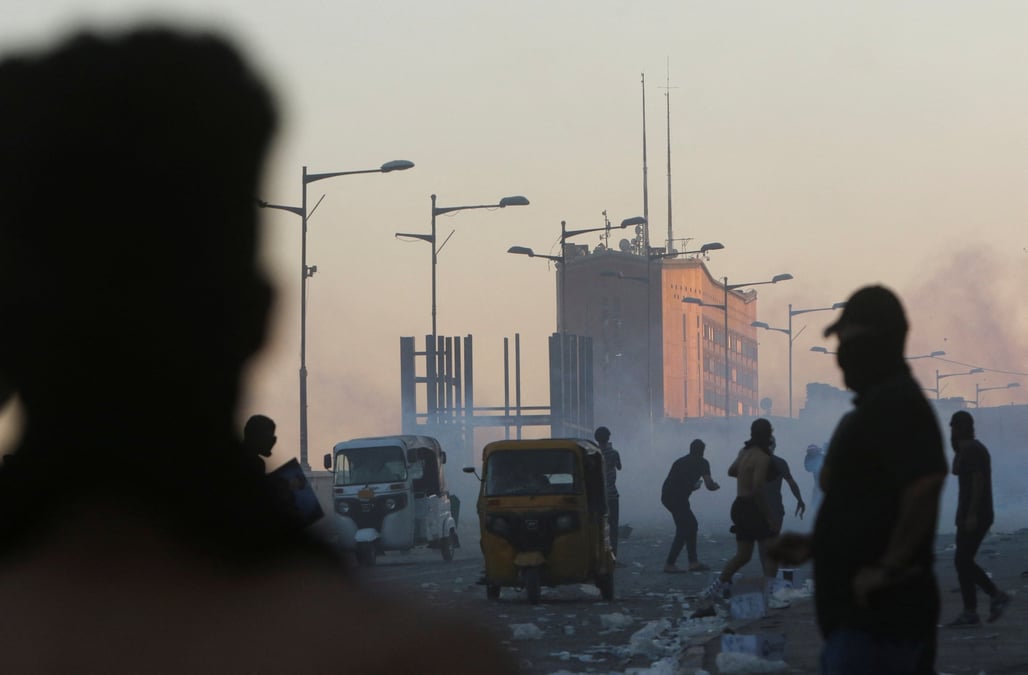 Manifestation anti-gouvernementale a bagdad