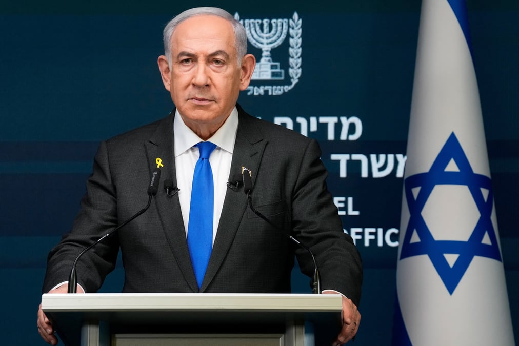 Benjamin netanyahou, premier ministre d'israel