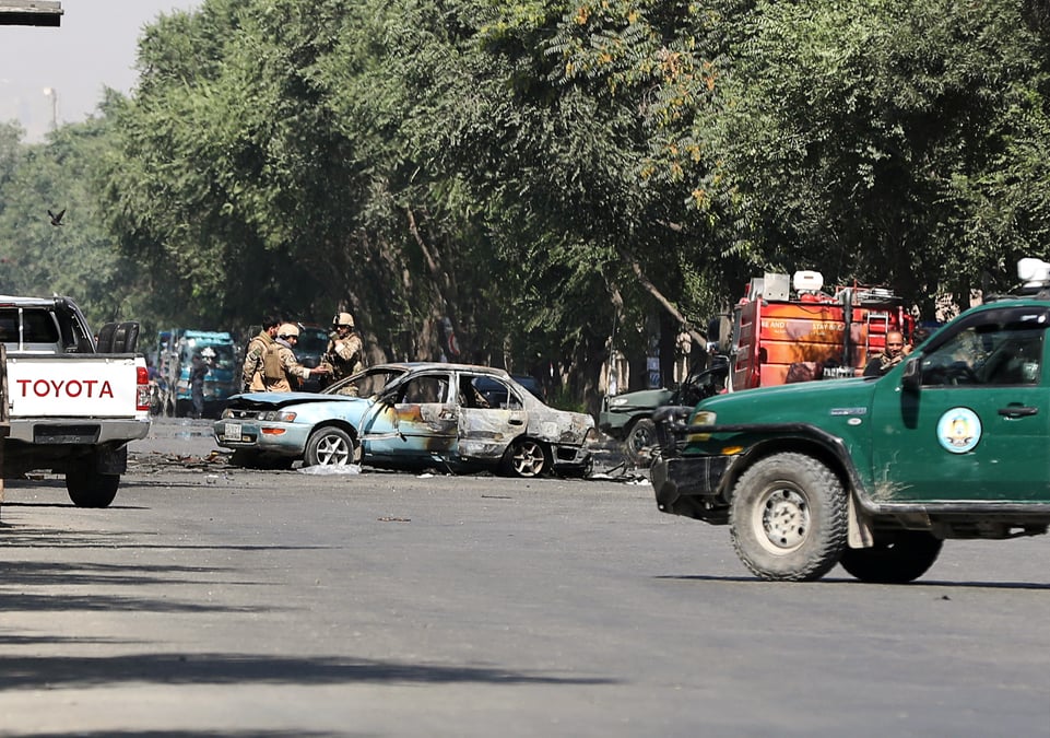 Un attentat fait six morts a l'entree d'un campus de kaboul