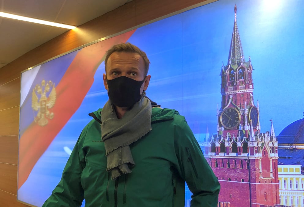 La justice russe ordonne le maintien en detention de navalny pour 30 jours