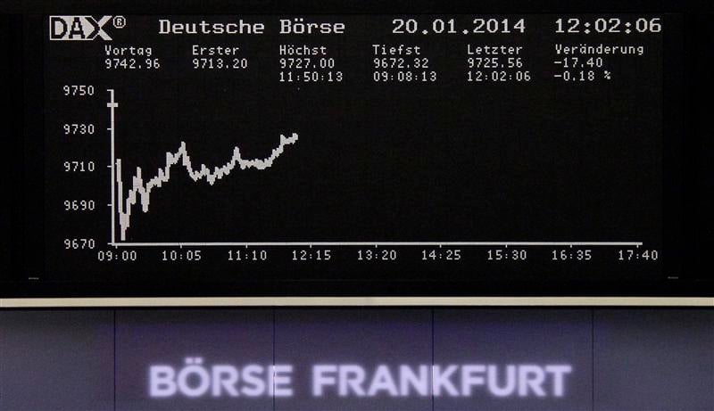 Les Bourses européennes stables ou en léger recul à la mi-séance
