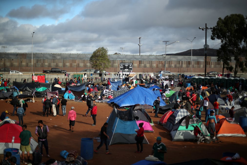 Les mineurs de la "caravane" de migrants menaces par la criminalite a tijuana