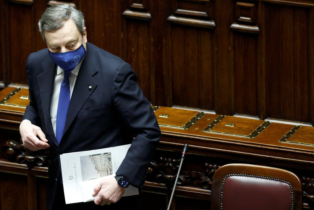 Italie: les deputes accordent leur confiance a draghi