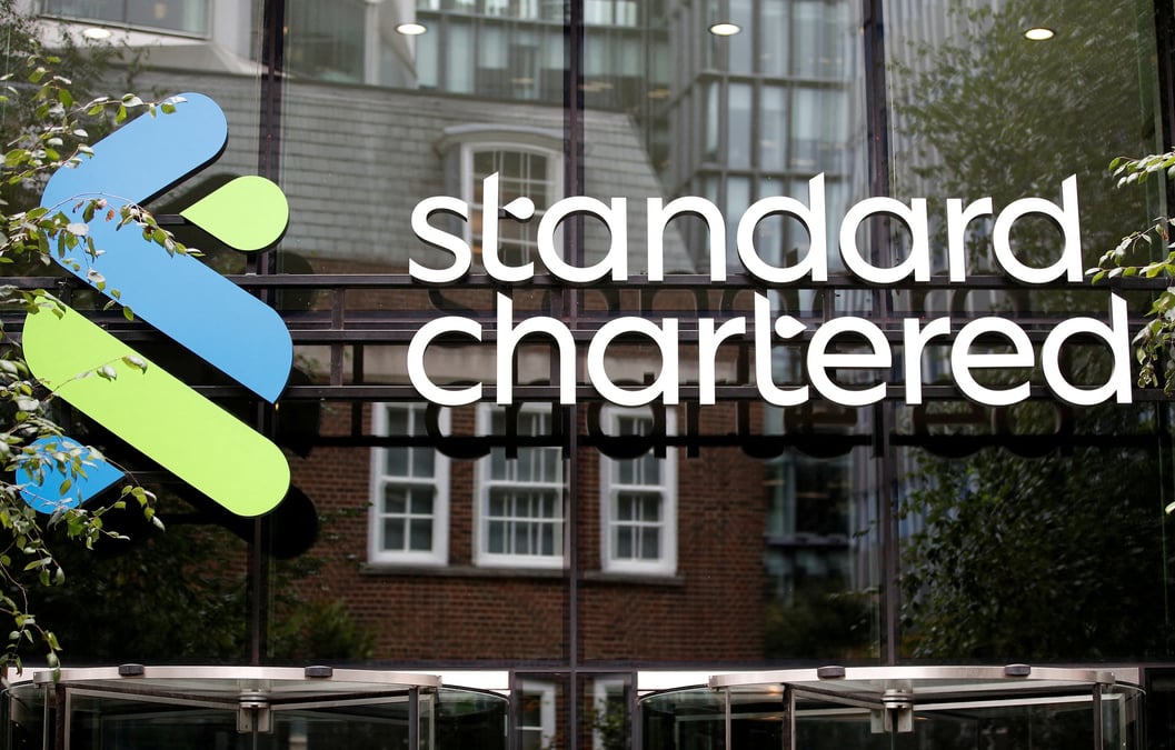 Le siege social de standard chartered, a londres
