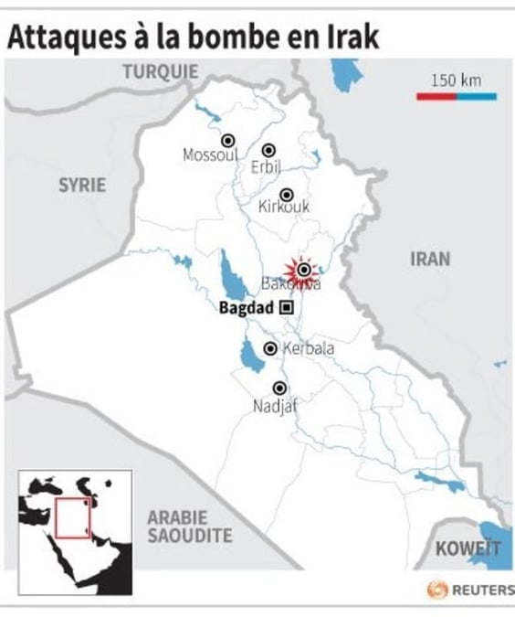 Attaques a la bombe en irak